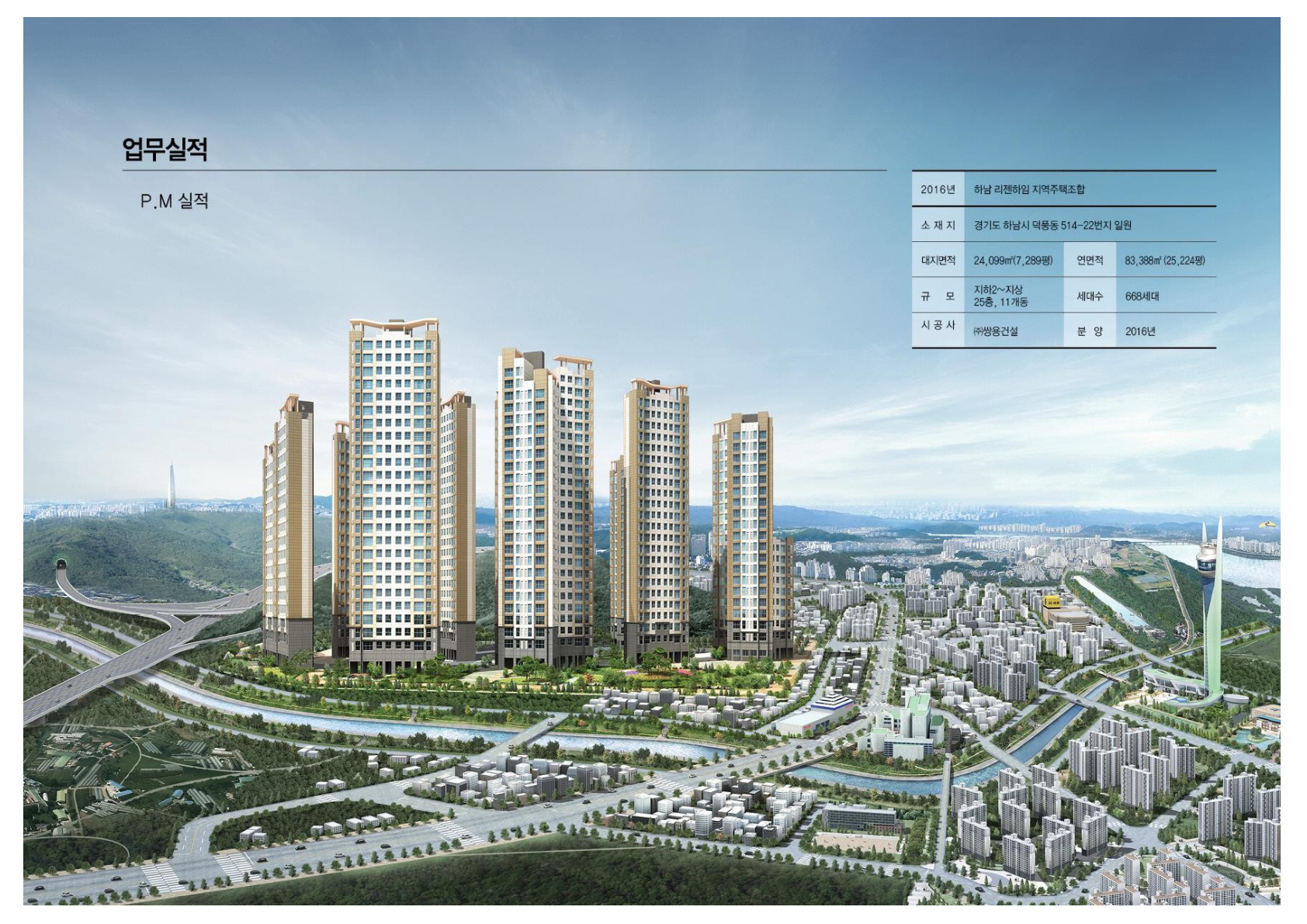 하남 리젠하임 조감도